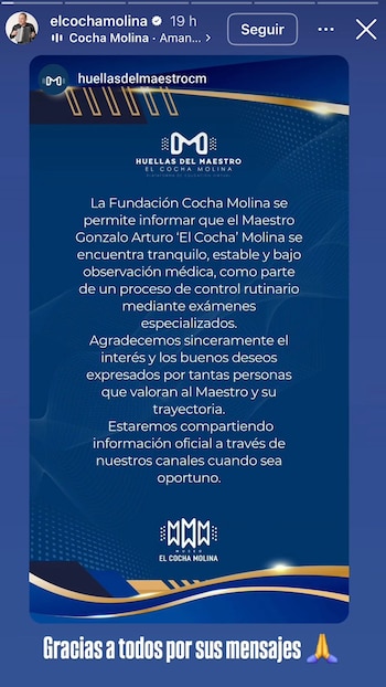 El maestro vallenato permanece bajo