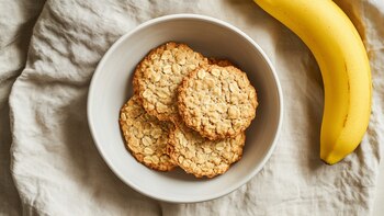 Cómo preparar galletas de plátano