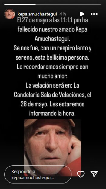 La velación de Kepa Amuchástegui