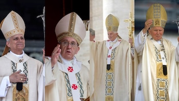 El papa León XIV usó
