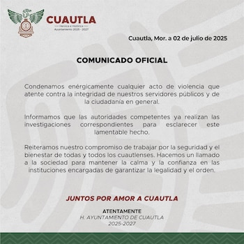 Foto. Ayuntamiento Cuautla