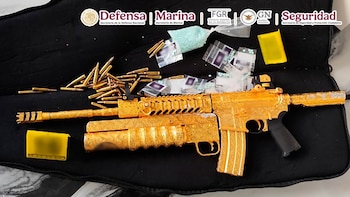 Ejemplar de armas que trafican