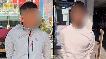 Los sospechosos detenidos