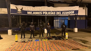 La Policía de Ecuador detectó