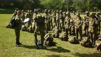 Uniformados del Ejército Nacional