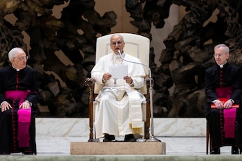 El Papa León XIV celebra
