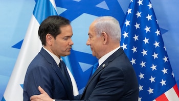 Marco Rubio y Benjamin Netanyahu