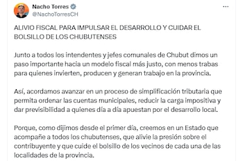 Tuit de Ignacio Torres