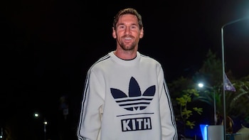 Messi llegó a la Argentina