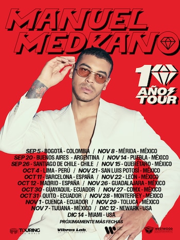 'Manuel Medrano 10 Años Tour'