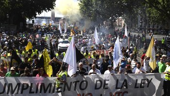 Las protestas de taxistas contra